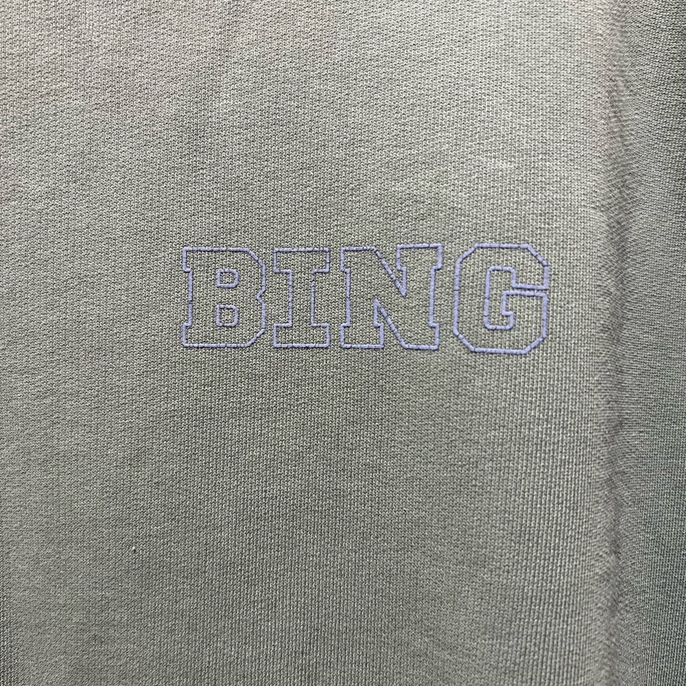 Anine Bing Cody Bing Live Sweatshirt Sage Green Oversized XS NWOT - Picture 5 of 8